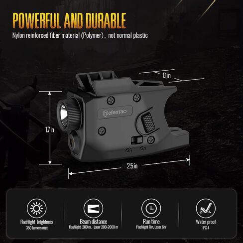 600 Lumens Tactical Flashlight and Red/Green/Blue Combo with Strobe and Momentary, Magnetic Charging in Saudi Arabia