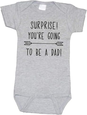 Bump and Beyond Designs New Dad Suprise Pregnancy Announcement Newborn Bodysuit in Saudi Arabia