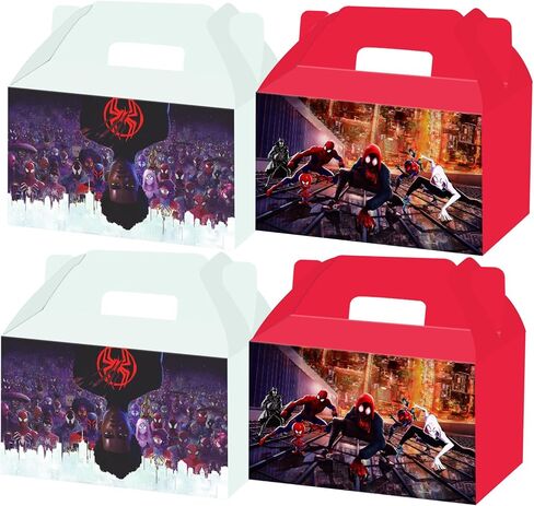 Hbavfihnbg Spidey Party Favors Boxs Treat Boxs With Handle For Spidey Party Favors Spidey Theme Birthday Goody Boxs Spidey Party Decorations Supplies in Kuwait