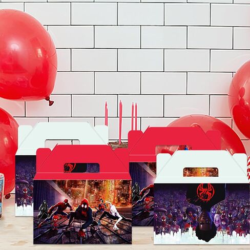 Hbavfihnbg Spidey Party Favors Boxs Treat Boxs With Handle For Spidey Party Favors Spidey Theme Birthday Goody Boxs Spidey Party Decorations Supplies in Kuwait
