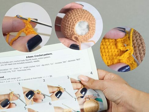 Crochet Craft Kit CAT, Arts and Crafts for Teens and Adults, All Materials Included, Step by Step Illustrated Instructions with 45 Pictures, Hypoallergenic Yarn in Saudi Arabia
