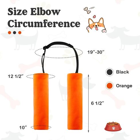 2 Pcs Dog Elbow Protector Dog Elbow Sleeves with Cotton Pad Soft Dog Elbow Brace Reinforced Elbow Pads with Elastic Strap for Dogs Prevent Injury Callus Licking Wound Relief Pressure Sore in Saudi Arabia