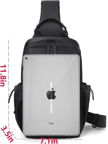 Kilunnyu Crossbody Shoulder Sling Backpack Multipurpose Adjustable left or right Travel Hiking Chest Bag For Cycling in Saudi Arabia
