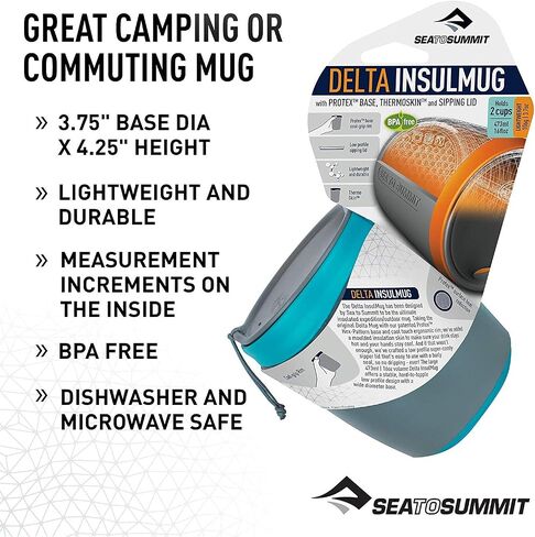 Sea to Summit Delta Insulated Mug, Pacific Blue in Saudi Arabia