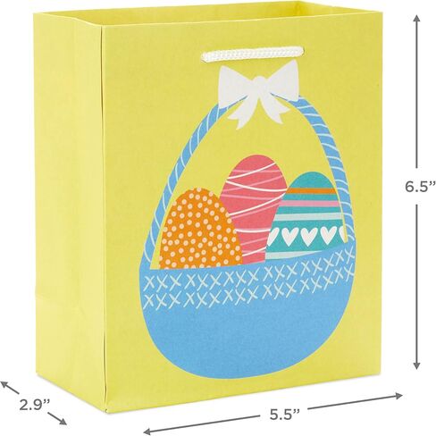 Hallmark 6" Small Easter Gift Bag Bundle (8 Bags: Easter Basket, Easter Bunny, Chicks, "Happy Easter") for Kids, Party Favors, Gift Cards in Saudi Arabia