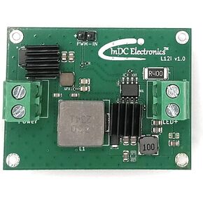 LED Boost Driver, 30W Sustained, Microcontroller PWM Supported, 12V Input P-L12i, Green