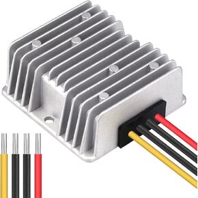 Cllena DC 12V 24V Step Down to 5V 20A 100W Converter Voltage Regulator, Waterproof DC/DC Buck Transformer Power Supply