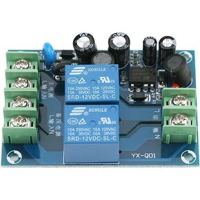Hilitand Backup Battery Switching Module AC 85 to 240V 2 Way Power Switcher 10A Dual Power Automatic Switching Controller Module YX-Q01