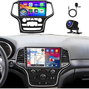 2+64GB Inefala for Jeep Grand Cherokee 2014-2017 Android 13 Car Radio with CarPlay Android Auto, 10.1 Inch Touchscreen Stereo Kit with WiFi FM/RDS GPS BT SWC USB MIC Backup Camera