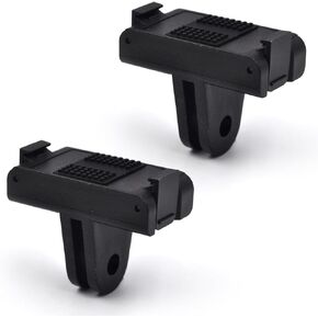 (2-Pack) Magnetic Adapter Mount for DJI Osmo Action 4/3 Plate to Attach to Tripod, Selfie and Video Camera,Non-Slip Silicone Surface for Easy Installation
