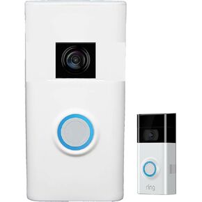 حافظة جلدية من السيليكون من Baaletc متوافقة مع غطاء جرس الباب ذو البطارية الحلقية بالإضافة إلى غطاء جرس الباب الجلدي للحماية من وهج الشمس والأشعة فوق البنفسجية والطقس in Kuwait