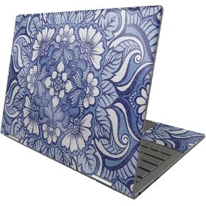 MightySkins Glossy Glitter Skin Compatible with HP Envy x360 13" (2022) - Flower Mandala | Protective, Durable High-Gloss Glitter Finish | Easy to Apply, Remove, and Change Styles | Made in The USA
