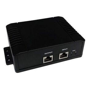 10-60VDC Wire Term Input, 56V 70W 802.3at 4pair GigE PoE Ins, PoE Pinout: 3,4,5,6V+;1,2,7,8V-, Dual 802.3at Detect, Isolated in/Out, Shield/Surge Prot, LVD, for Axis PTZ cams, Cisco UPOE