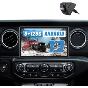 AWESAFE 11.5 Inch Car Radio Stereo 8-Core 6+128GB for Jeep Wrangler JL Gladiator 2018-2022 Android 13 with CarPlay & Android Auto
