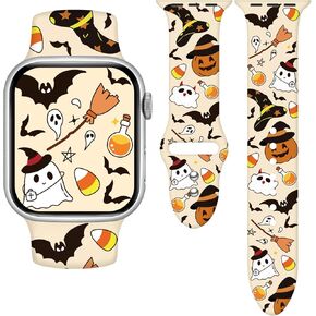 Holidays Watch Band Compatible with Apple Watch Series 10 9 8 7 6 5 4 3 Ultra SE for Women Men, Strap Replacement for iWatch 38mm 40mm 41mm 42mm 44mm 45mm 46mm 49mm
