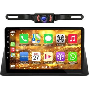 10.1" Android 13 Double Din Car Stereo with Wireless Carplay Android Auto for Honda Accord 8 2008-2013 IPS Car Audio Receiver w/WiFi GPS Bluetooth AHD Camera Mic,SWC/AV IN/FM/AM Radio Receiver