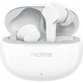 realme T110 AI ENC Noise Cancelling Wireless Earbuds, Lightweight in-ear Buds, 10mm Dynamic Bass Driver, Heavy Bass, 38H Battery, Wireless Charging, Bluetooth 5.4, IPX5 Water Resistance - (Punk Black)
