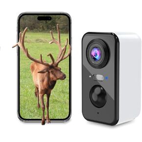 Trail Camera with App Control 2K Night Vision IP65 PIR Motion Game Cam