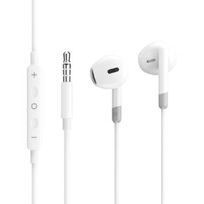 2 Pack Earbuds with Microphone, Wired Earphones 3.5mm in-Ear Earphone, Volume Control Compatible with iPhone, iPad, iPod,Computer,Laptop,Mp3/4,Android Most Audio Devices, White
