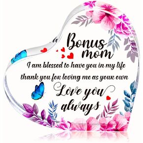 WaaHome Mothers Day Bonus Mom Gifts from Daughter Son, Mother in Law Gifts from Daughter in Law, Mother's Day Birthday Gifts for Bonus Mom Mother in Law Stepmom