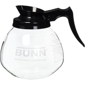 Supply Depot Compatible with BUNN 12 Cup Standard Decanter Coffee Pot, Clear/Black, large, BP2580263636