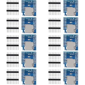 10pcs Micro SD Card Shield D1 Mini TF WiFi ESP8266 Compatible for WeMos D1 mini TF card module