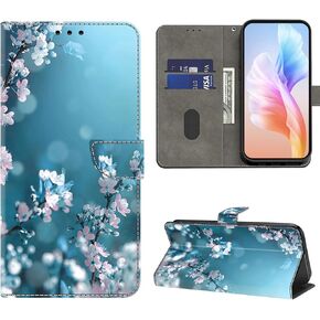 for Galaxy A14 5G Phone Case,Galaxy A14 Wallet Case,Cute 3D Cartoon Flip Folio Leather Phone Cover with Card Holder Magnetic Closure for Samsung Galaxy A14 5G 2023 - Golden Butterfly