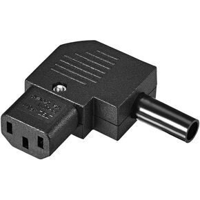 uxcell AC110-250V 10A Female IEC320 C13 Power Socket Adapter Connector Right Angle