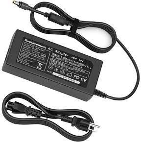 19V DC Power Cord for LG Monitor 32" 27" 24" 23" 22" 20" 19" LED LCD Monitor Widescreen Ultrawide HDTV HD TV Power Supply Adapter