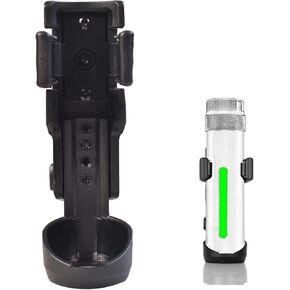 Tactical Flashlight/Baton Holster, Rotatable Duty Belt Flashlight Holder, Suitable for 0.9"-1.2" Diameter Flashlights,21" to 26" Telescopic Baton