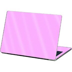 MightySkins Glossy Glitter Skin Compatible with Apple MacBook Air 13.6" M2 (2022) - Solid Pink | Protective, Durable High-Gloss Glitter Finish | Easy to Apply and Change Styles | Made in The USA