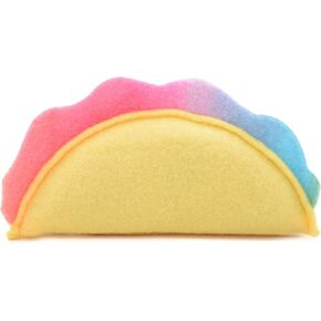 Colorado Kitty Pot Tabby's Taco Kitty Pot Munchies Toy Refillable 5.25 x 3.25 Fleece Taco Filled with Organic Catnip-Poly Bag with Header Card