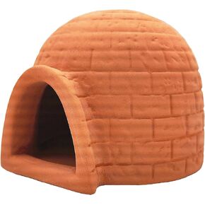 Fish Tank Decorations - Antarctic House Shaped Clay Pot cave Aquarium Decorative Accessories for Fighting Fish, Shrimp, Cichlids and Other Play, breeding, Hiding and Resting