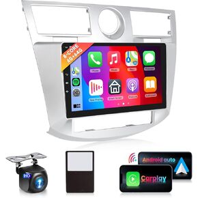 8Core 4G 64G Radio for Chrysler Sebring 2008 2009 2010 Car Stereo with 9inch 1280*720P IPS Touch Screen Wireless Carplay Android Auto DSP 32EQ 5.0 Bluetooth FM RDS GPS WiFi Mirror Link Backup Camera