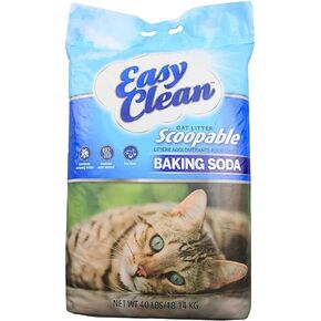 Pestell Easy Clean Clumping Cat Litter with Baking Soda, 40-Pound - Pack of 2