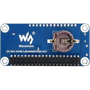 Waveshare SX1262 LoRaWAN Node Module Expansion Board, Compatible with Raspberry Pi 5/4B/3B/Zero/Zero W/Zero 2W/Pico/Pico W/Pico WH, with Magnetic CB Antenna-433/470M, with GNSS Function