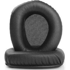 Replacement EarPads for Sennheiser RS175/RS185/RS195/RS165, HDR175/HDR185/HDR195/HDR165/TR175 Headphones,Memory Foam Protein Leather Ear Cushions Earbuds Ear Pads Repair Parts(Black)