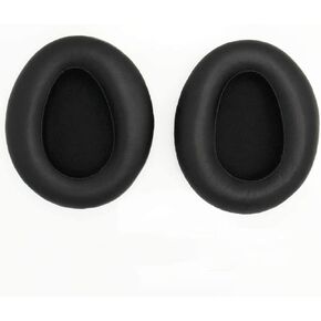 Mdr-10rbt-10rnc-10r Replacement Earmuff Ear Pad Repair Accessories for Sony MDR-10RBT MDR-10RNC MDR-10R Headset Compatible (Black)