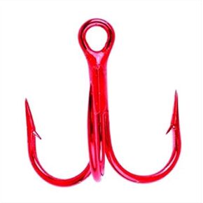EAGLE CLAW Lazer 3X Treble REG Shank Round Bend
