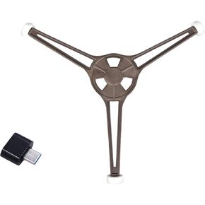 Microwave Turntable Support Rotating Ring Roller Dia 14mm Glass Plate Tray Support Holder Plastic Turntable Triple Flat Plate Holder Type-C Convertor