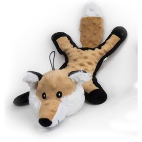 لعبة الكلب الصلب بومبيز فوكس سكويكر للكلاب، ألعاب حيوانات محشوة للكلاب، رأس كرة التنس، حبل معقود في الجسم، ألعاب مضغ قوية ومتينة للكلاب الصغيرة والمتوسطة والكبيرة in Kuwait