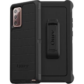 OtterBox Defender Screenless Series Rugged Case & Belt Clip Holster for Galaxy Note 20 5G (NOT Ultra) Retail Packaging - Varsity - with Microbial Defense