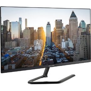 EKLEER 27 inch Ultra Thin Bezel Computer Monitor, FHD 1080p, IPS Display, HDMI, USB Type-C, 2 x USB A Hub, 75hz, Fast Charging & Mirroring Compatible with iPhone 15 Plus Pro Max/MacBook Air Pro