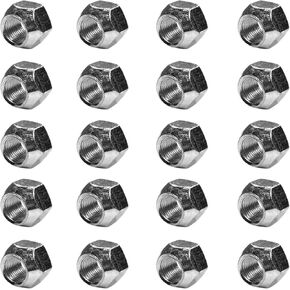 Five (5) 7/16-20 Zinc Plated Open End Acorn Lug Nuts | 3/4" Hex (BCP1026)