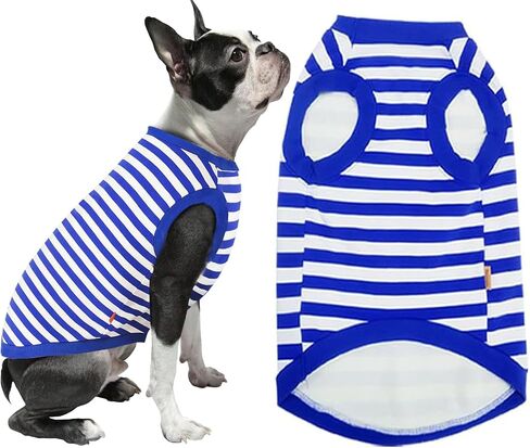 Dog Pajamas,95% Cotton Thermal Jumpsuit, Comfortable Striped PJS,Size from XS-XXXL,for Small Large Dog Breeds,Red Extra Large,XXXL in Saudi Arabia