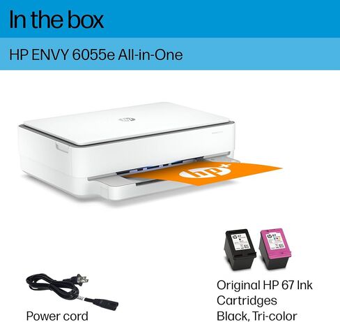 HP ENVY 6055e All-in-One Wireless Color Printer, with bonus 6 months free Instant Ink (223N1A) in Saudi Arabia