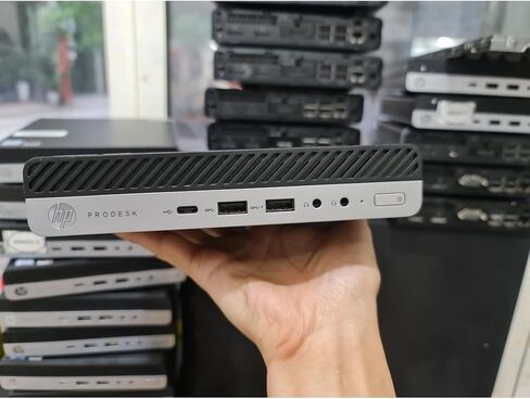 كمبيوتر مكتبي صغير HP Prodesk 600 G3، كور الجيل السادس i5-6500T 3.1 جيجا هرتز، ذاكرة الوصول العشوائي 16 جيجا، 256 جيجا SSD، لوحة مفاتيح سلكية RGB، واي فاي، بلوتوث، Windows10 Pro (متجدد) in Kuwait