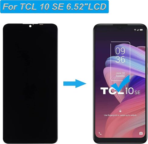 LCD Display Compatible with TCL 10 SE 6.52" LCD Display Touch Screen Assembly with Tools in Saudi Arabia