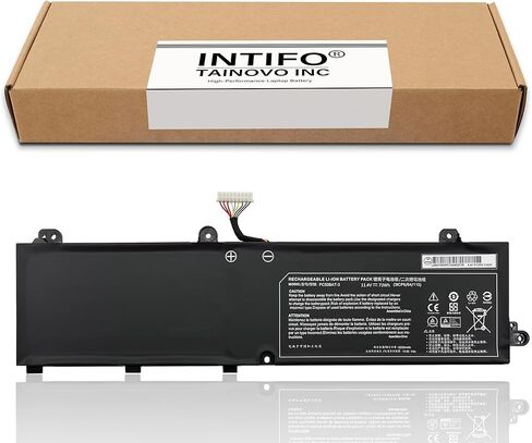 بطارية الكمبيوتر المحمول 73Wh PC50BAT-3 متوافقة مع مفتاح Schenker 15 Comet Lake Key 15 Gaming CLEVO PC50DN2 PC50S THUNDEROBOT 911 P1 EUROCOM RX315 NH57AF1 SYSTEM76 Oryx PRO 6 [11.4 فولت 6220 مللي أمبير في الساعة 3 خلايا] in Kuwait