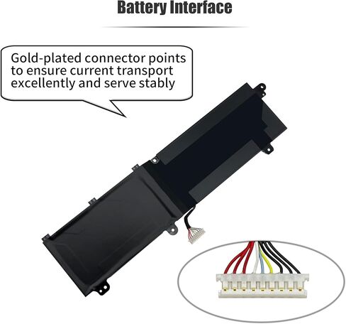 بطارية الكمبيوتر المحمول 73Wh PC50BAT-3 متوافقة مع مفتاح Schenker 15 Comet Lake Key 15 Gaming CLEVO PC50DN2 PC50S THUNDEROBOT 911 P1 EUROCOM RX315 NH57AF1 SYSTEM76 Oryx PRO 6 [11.4 فولت 6220 مللي أمبير في الساعة 3 خلايا] in Kuwait